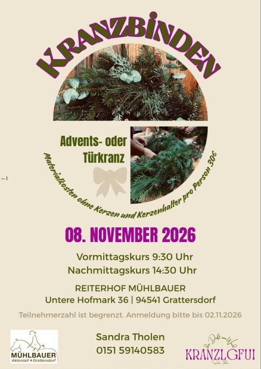 Kranzbinden mit Sandra Tholen